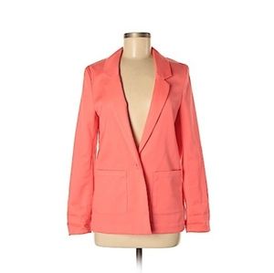H&M Coral Salmon Oversized Blazer